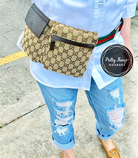 gucci fanny pack with patches|gucci fanny pack ioffer.